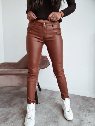 Backin' It Up Faux Leather Pants