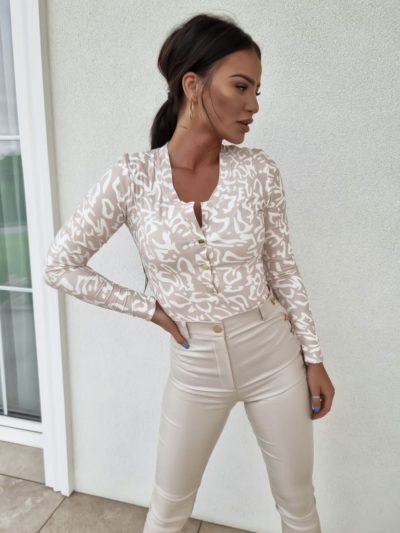 MIRELLA  BLOUSE BEIGE