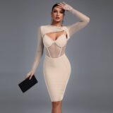 CHASING DREAMS DRESS BEIGE