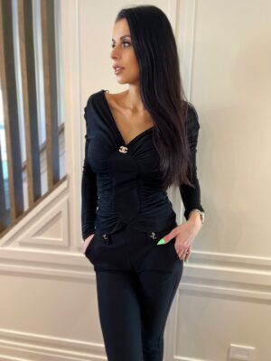 Melanie Logo Blouse