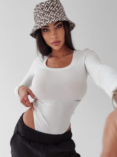 Fitted bodysuit Fango Ola Voga ecru