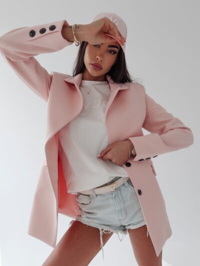 Lara Ola Voga powder fitted blazer