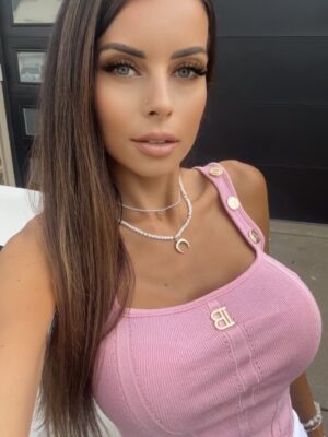 Won't Take The Blame Logo Pink Crop Top