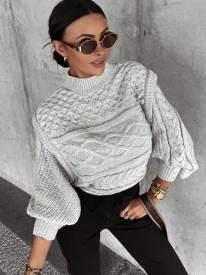 Oslo Ola Voga turtleneck sweater, gray