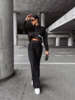 Elegant trousers LESLIE OLAVOGA black