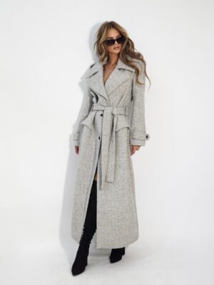 LE LONG Grey Coat