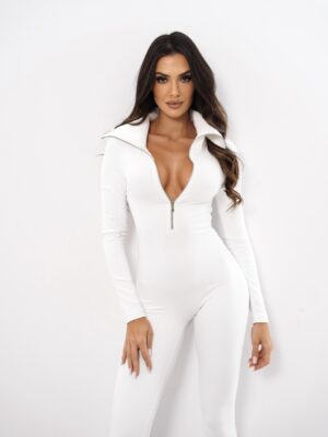 WHITE MONT BLANC JUMPSUIT